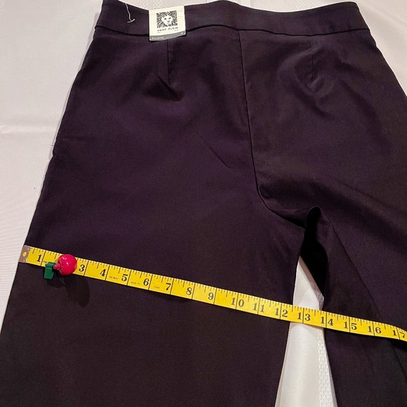 Anne Klein culottes, black, sz 8 - Picture 12 of 13